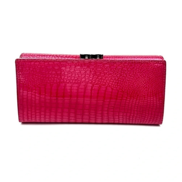 New Genuine Leather Large Wallet Crocodile gift box - Picture 5 of 12